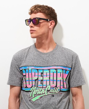 Superdry SDR Solent Férfi Napszemüveg Fekete | NDGBM9513